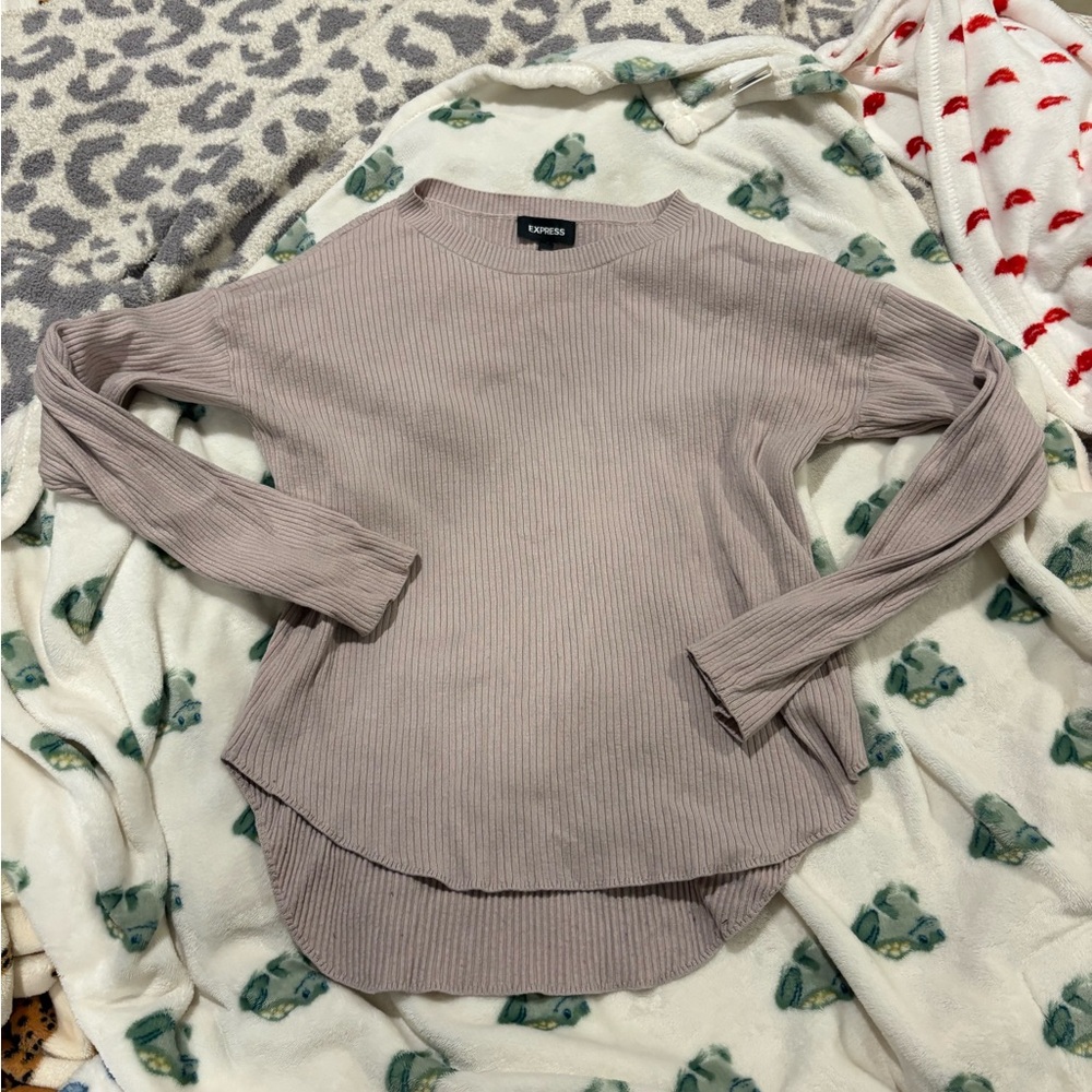 Express Women’s ribbed sweater